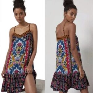 Anthropologie ZADIE velvet slip dress